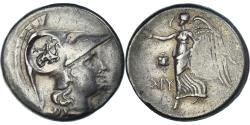 Ancient Coins - Coin, Pamphylia, Tetradrachm, ca. 205-100 BC, Side, Countermark,
