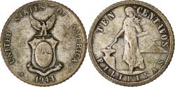 World Coins - Coin, Philippines, 10 Centavos, 1944, , Silver, KM:181