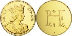 World Coins - France, Medal, louis II (877-879), , Vermeil