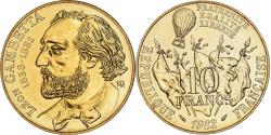 World Coins - Coin, France, Gambetta, 10 Francs, 1982, Paris, série FDC,