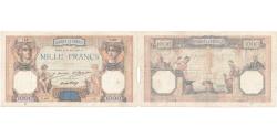 World Coins - France, 1000 Francs, Cérès et Mercure, 1927-08-16, E.460, EF(40-45)