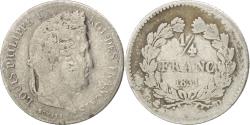 World Coins - Coin, France, Louis-Philippe, 1/4 Franc, 1831, Lyon, , Silver, KM:740.4