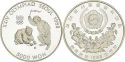 World Coins - Coin, KOREA-SOUTH, 5000 Won, 1988, BE, , Silver, KM:71