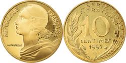 World Coins - Coin, France, Marianne, 10 Centimes, 1997, Paris, Proof,