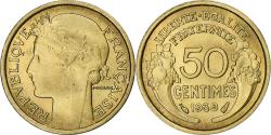 World Coins - France, 50 Centimes, Morlon, 1939, Paris, Cupro-Aluminium, , KM:894.1