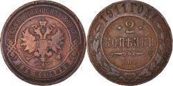World Coins - Coin, Russia, Nicholas II, 2 Kopeks, 1911, Saint-Petersburg, , Copper