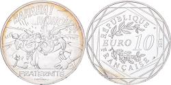 World Coins - France, 10 Euro, Astérix Fraternité (Astérix chez les belges), 2015, MDP