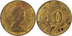 World Coins - Hong Kong, 10 Cents, 1984