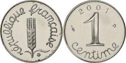 World Coins - Coin, France, Épi, Centime, 2001, Paris, Proof, , Stainless Steel