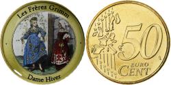 World Coins - France, Token, Frères Grimm, Dame Hiver, Nordic gold,