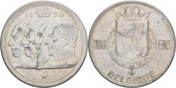 World Coins - Belgium, Régence Prince Charles, 100 Francs, 100 Frank, 1950, Brussels, Silver