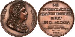 World Coins - France, Medal, Galerie des Grands Hommes, Jean Racine, History, 1817, Andrieu