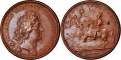World Coins - France, Medal, Louis XIV, La Campagne de Hollande, History, 1672, Mauger