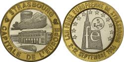 World Coins - France, Medal, 5 Ecus de Strasbourg, 1994, Bi-Metallic,
