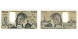 World Coins - France, 500 Francs, Pascal, 1980, B.111, UNC(63), Fayette:71.21, KM:156e