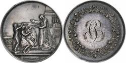 World Coins - France, Médaille de mariage, 1854, Silver, Montagny,