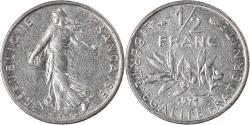 World Coins - Coin, France, 1/2 Franc, 1971