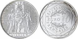 World Coins - France, 10 Euro, 2013, Monnaie de Paris, Hercule, , Silver