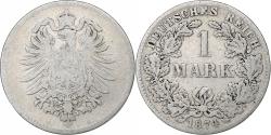 World Coins - Germany, Wilhelm I, Mark, 1874, Karlsruhe, Silver, , KM:14