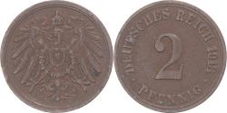 World Coins - Coin, Germany, 2 Pfennig, 1913