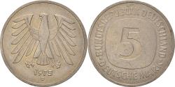 World Coins - Coin, GERMANY - FEDERAL REPUBLIC, 5 Mark, 1975, Munich, , Copper-Nickel