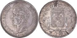 World Coins - Coin, France, Charles X, 5 Francs, 1830, Marseille, , Silver