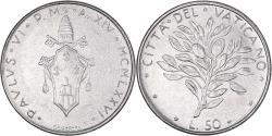 World Coins - Coin, VATICAN CITY, Paul VI, 50 Lire, 1976, , Stainless Steel, KM:121