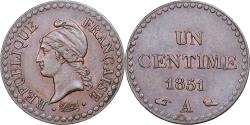 World Coins - France, 1 Centime, Dupré, 1851, Paris, Bronze, , Gadoury:84