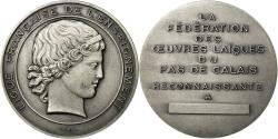 World Coins - France, Medal, Ligue Française de l'Enseignement, Pas-de-Calais,