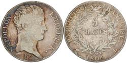 World Coins - France, 5 Francs, Napoléon I, 1806, Bayonne, Silver, , KM:673.8