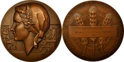 World Coins - France, Medal, Art Déco, Industrie des Tracteurs et Machines Agricoles, 1957