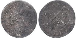 World Coins - France, Louis XIV, 5 Sols aux insignes, 1702, Troyes, réformé,