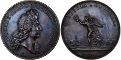 World Coins - France, Medal, Louis XIV, Levée du Siège d'Oudenaarde, 1975, MDP, Bronze