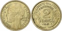 World Coins - France, 2 Francs, Morlon, 1941, Paris, Cupro-Aluminium, AU(50-53), Gadoury:535a