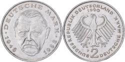 World Coins - Federal Republic of Germany, 2 Mark, 1990, Stuttgart, Copper-Nickel Clad Nickel