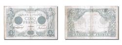 World Coins - Banknote, France, 5 Francs, 5 F 1912-1917 ''Bleu'', 1916, 1916-08-25, AU(55-58)