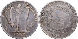 World Coins - France, 6 Livres, 1793 / AN II, Marseille, Silver, , Gadoury:58