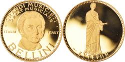 World Coins - France, Medal, Bellini, Musique, 1991, Proof, , Vermeil