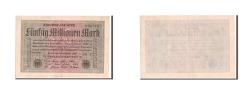 World Coins - Banknote, Germany, 50 Millionen Mark, 1923, AU(55-58)