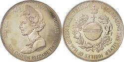 World Coins - Great Britain, Medal, Queen Elizabeth II, Silver Jubilee, History, 1977