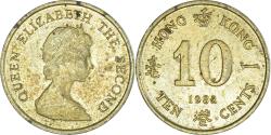 World Coins - Coin, Hong Kong, Elizabeth II, 10 Cents, 1982, Royal Mint,