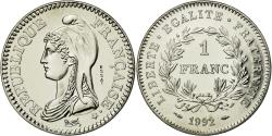 World Coins - Coin, France, République, Franc, 1992, Paris, ESSAI, , Nickel, KM:1004.1