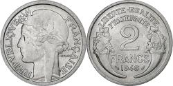 World Coins - France, 2 Francs, Morlon, 1946, Paris, Aluminum, , Le Franc:F.269