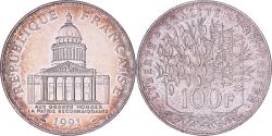 World Coins - France, 100 Francs, Panthéon, 1991, MDP, Silver, , Gadoury:898