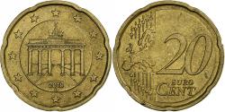 World Coins - GERMANY - FEDERAL REPUBLIC, 20 Euro Cent, 2019, Karlsruhe, , Brass