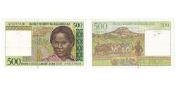 World Coins - Banknote, Madagascar, 500 Francs = 100 Ariary, Undated (1996), KM:75b