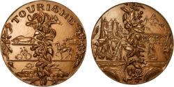 World Coins - France, Medal, Tourisme, Associations d'Agences de Voyages, 1975, , Bronze