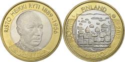 World Coins - Finland, 5 Euro, Risto Heikki Ryti, 2017, Vantaa, Bi-Metallic, , KM:257