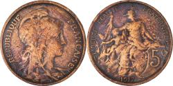 World Coins - Coin, France, Dupuis, 5 Centimes, 1917, Paris, , Bronze, KM:842