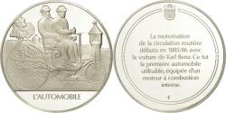 World Coins - France, Medal, L'automobile, Sciences & Technologies, , Silver